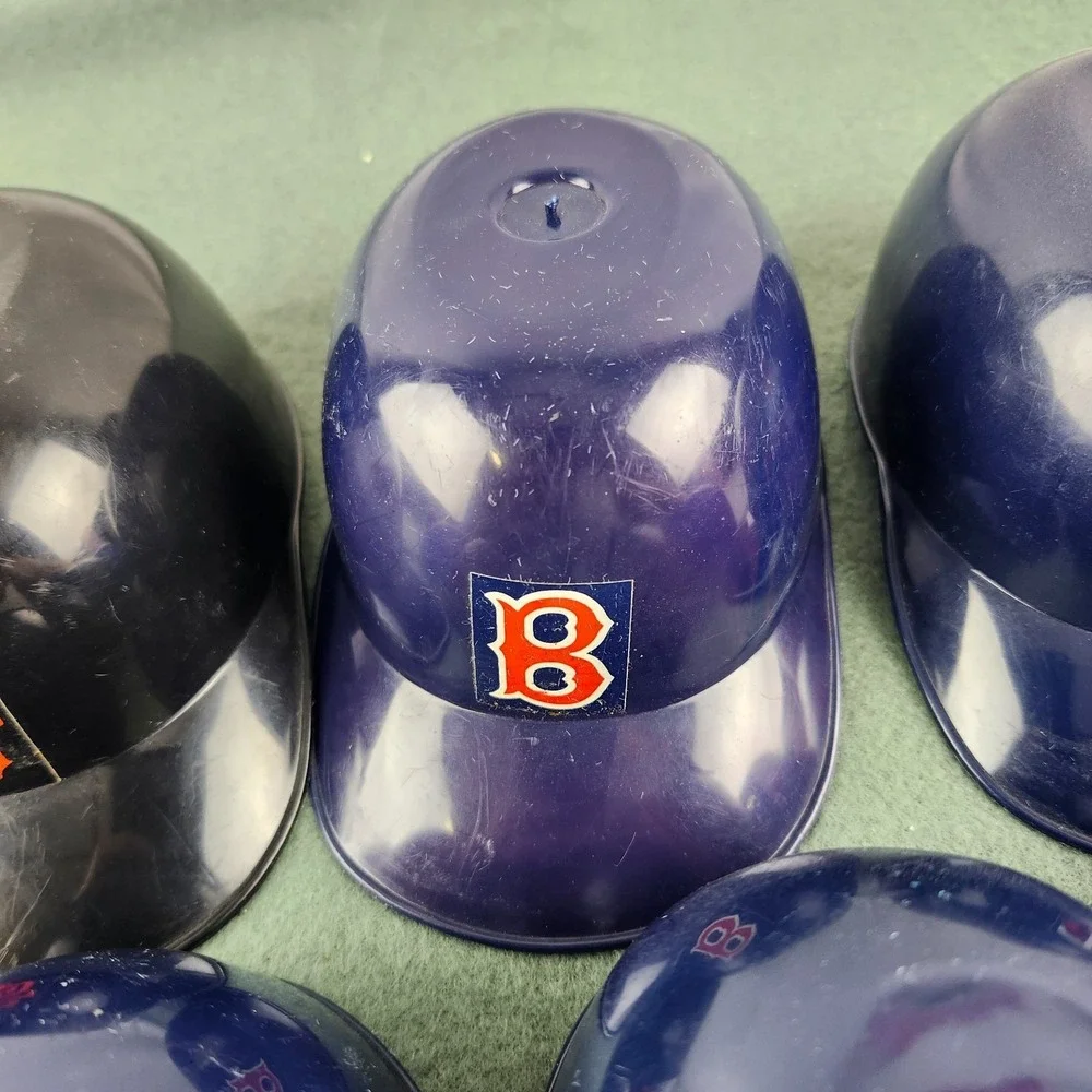 Lot of 8 Vintage Mini  MLB‎ Baseball Helmets ice cream bowls